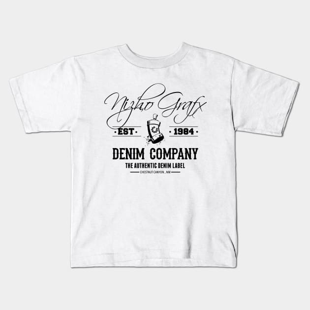 Navajo denim company Kids T-Shirt by Shawn 